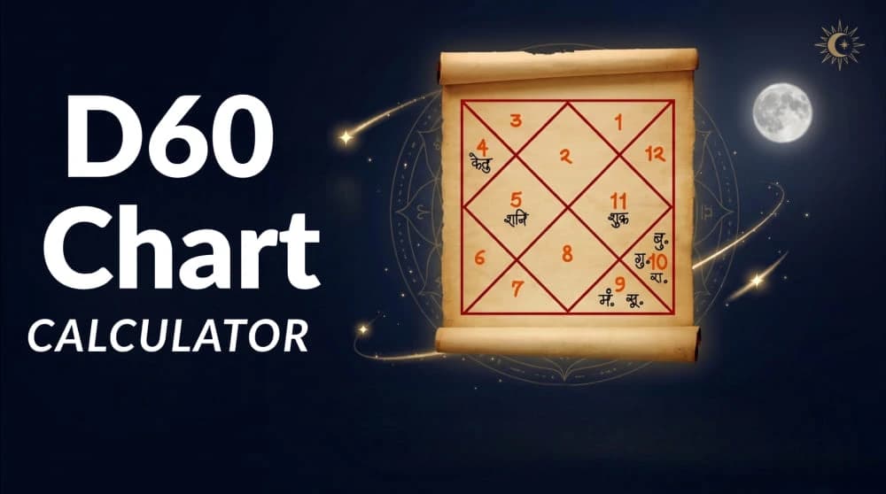 D60 Shastiamsa chart past karma and destiny
