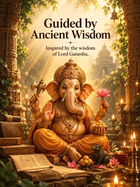 Guided by Ancient Wisdom — inspired by the wisdom of Lord Ganesha